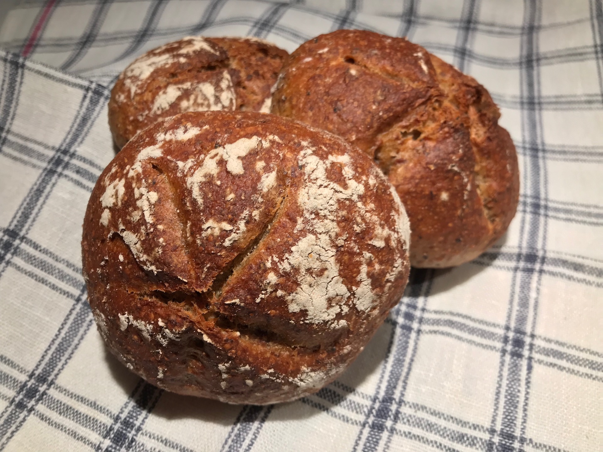 Kleiebrötchen – Wildes Brot
